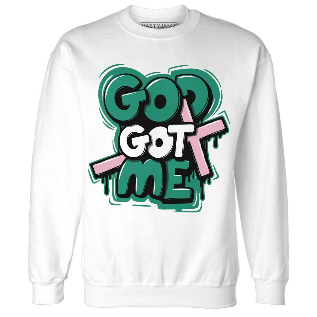 Dunk-Pink-Malachite-Medium-Soft-Low-Sail-NastyJamz-Sweatshirt-Match-God-Got-Me
