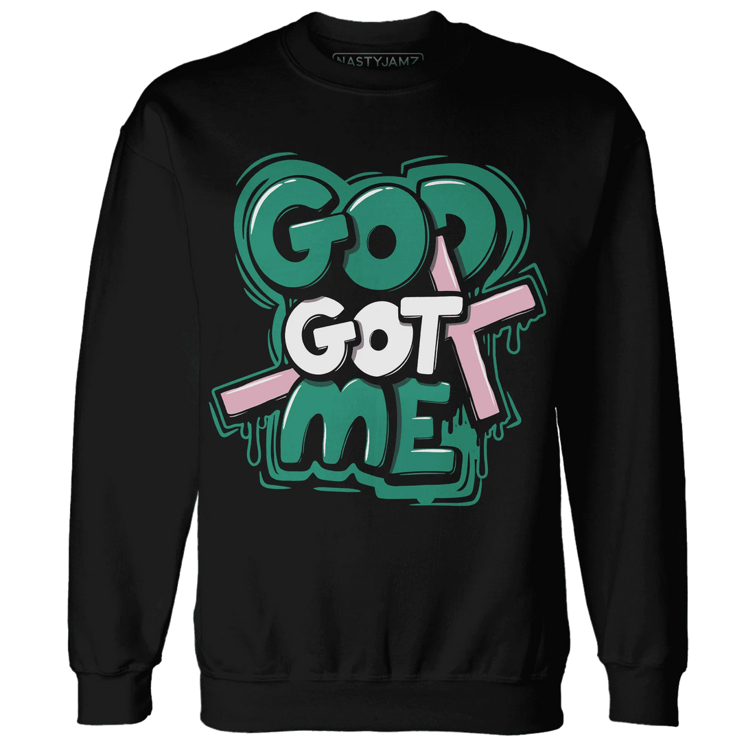 Dunk-Pink-Malachite-Medium-Soft-Low-Sail-NastyJamz-Sweatshirt-Match-God-Got-Me