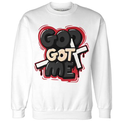 Jumman Jack University Red Sweatshirt Match God Got Me - NastyJamz