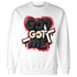 Jumman Jack University Red Sweatshirt Match God Got Me - NastyJamz