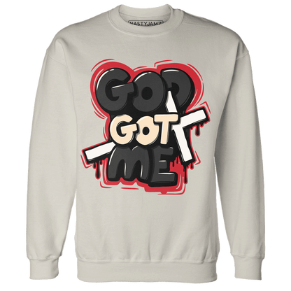 Jumman Jack University Red Sweatshirt Match God Got Me - NastyJamz