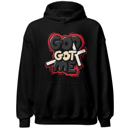 Jumman Jack University Red Hoodie Match God Got Me - NastyJamz