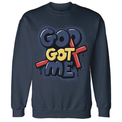 VaporMax-Air-Plus-Midnight-Navy-Gold-Black-NastyJamz-Sweatshirt-Match-God-Got-Me