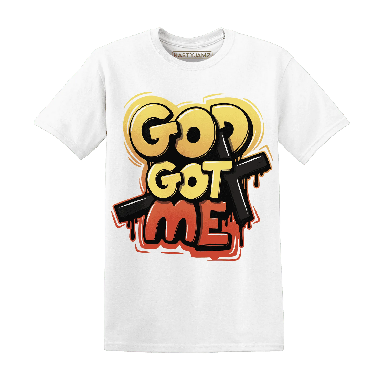 VaporMax-Crimson-Total-Orange-Plus-NastyJamz-T-Shirt-Match-God-Got-Me