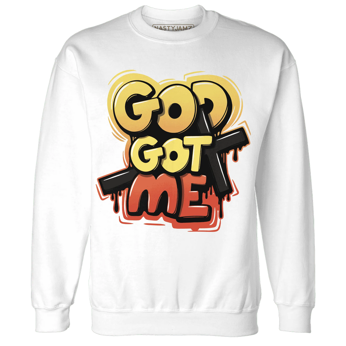 VaporMax-Crimson-Total-Orange-Plus-NastyJamz-Sweatshirt-Match-God-Got-Me
