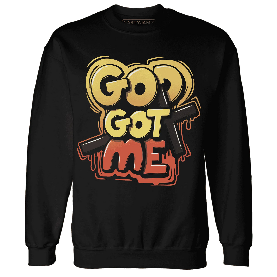 VaporMax-Crimson-Total-Orange-Plus-NastyJamz-Sweatshirt-Match-God-Got-Me