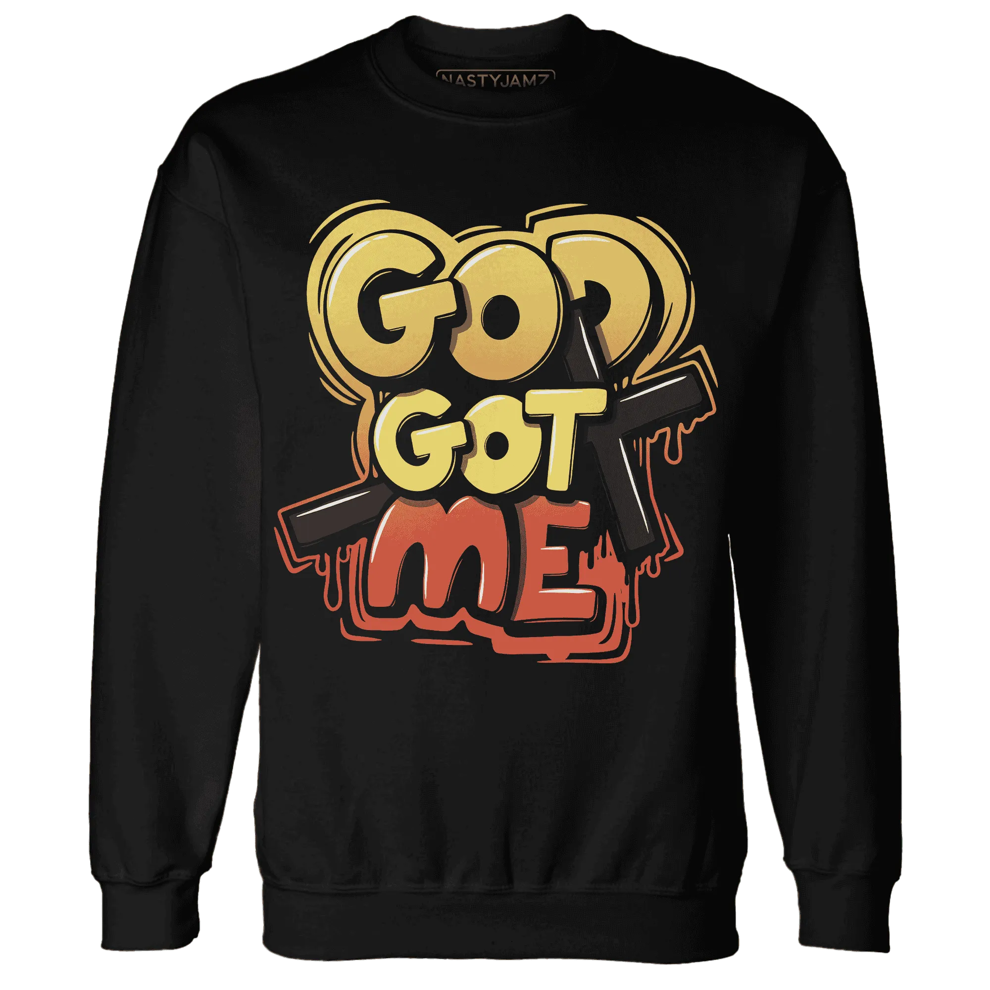 VaporMax-Crimson-Total-Orange-Plus-NastyJamz-Sweatshirt-Match-God-Got-Me