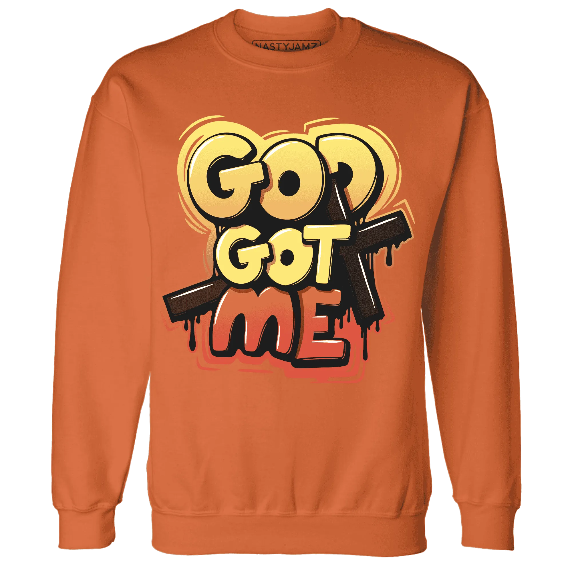 VaporMax-Crimson-Total-Orange-Plus-NastyJamz-Sweatshirt-Match-God-Got-Me