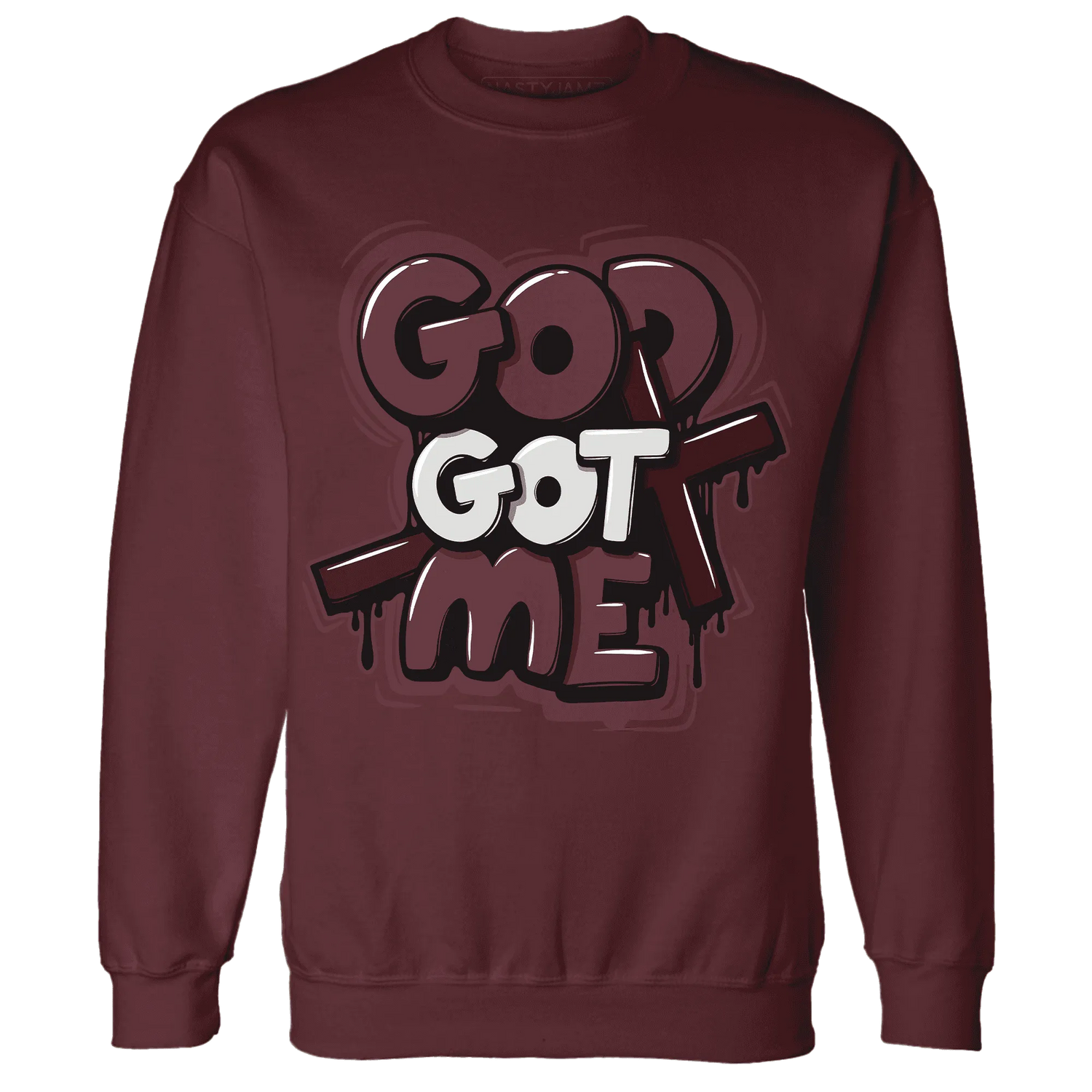 VaporMax-Night-Maron-Burgundy-NastyJamz-Sweatshirt-Match-God-Got-Me