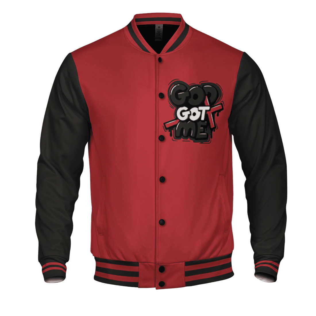 Black-Toe-Reimagined-Red-White-1s-NastyJamz-Varsity-Match-God-Got-Me