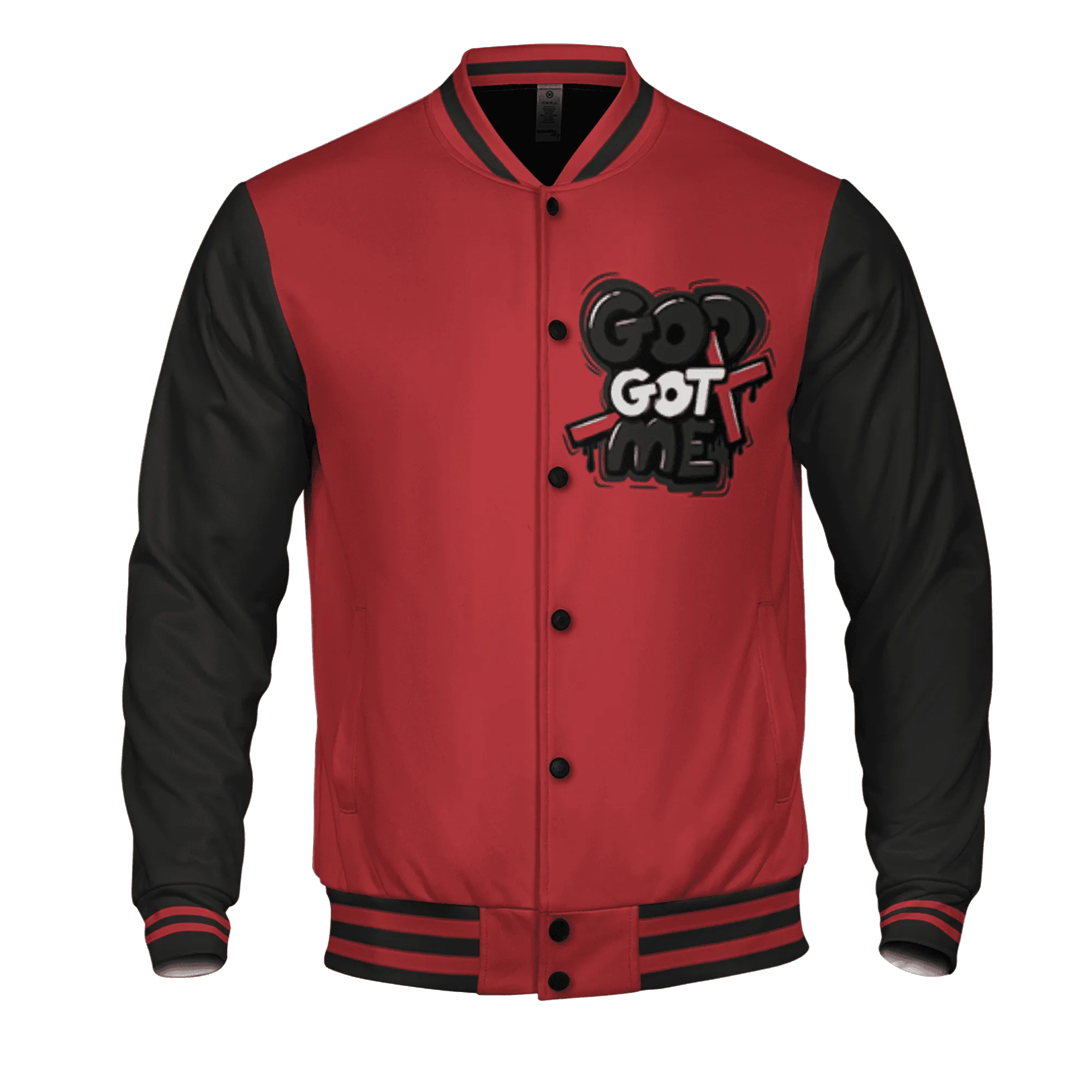 Black-Toe-Reimagined-Red-White-1s-NastyJamz-Varsity-Match-God-Got-Me