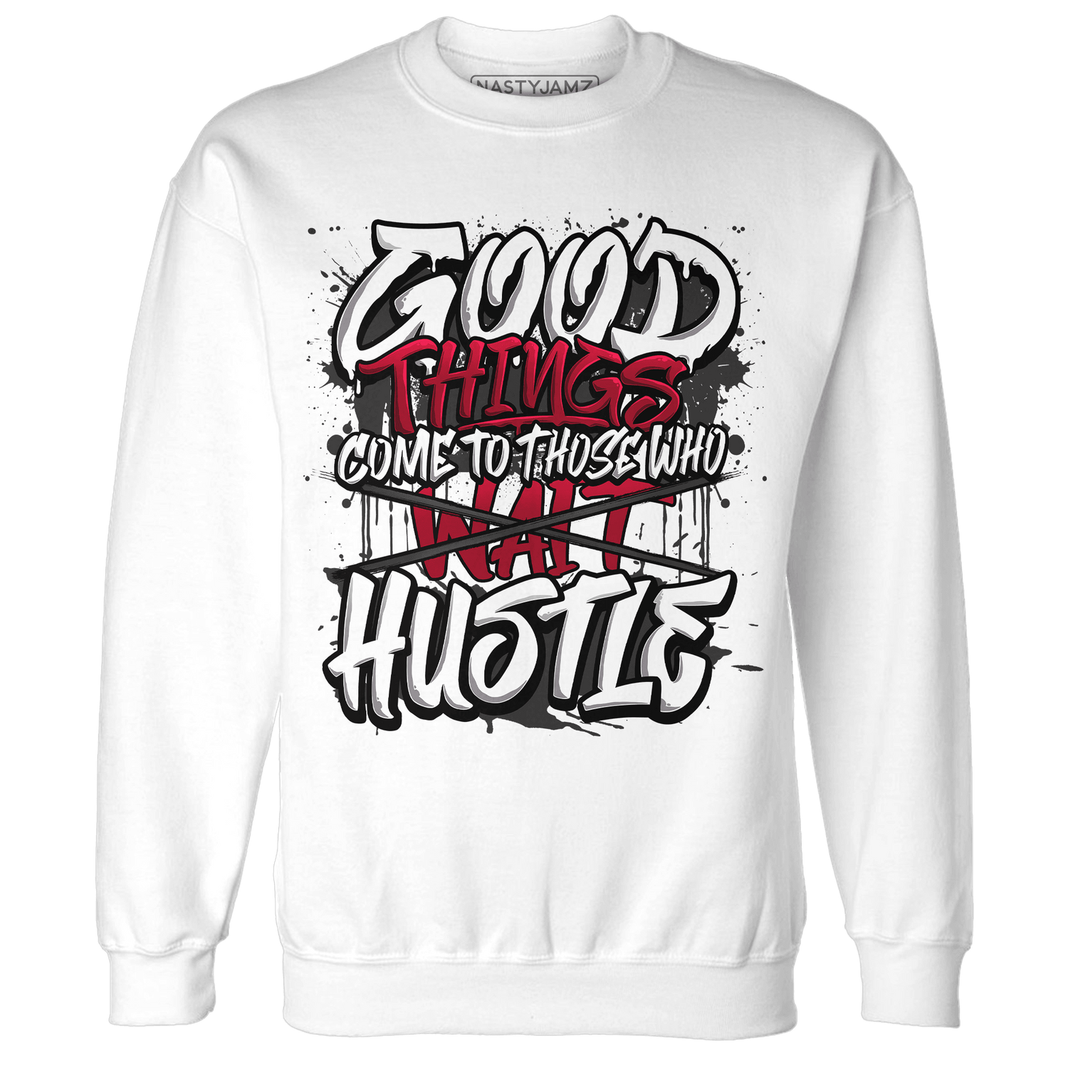 Retro Red Taxi 12s Sweatshirt Match Good Things - NastyJamz