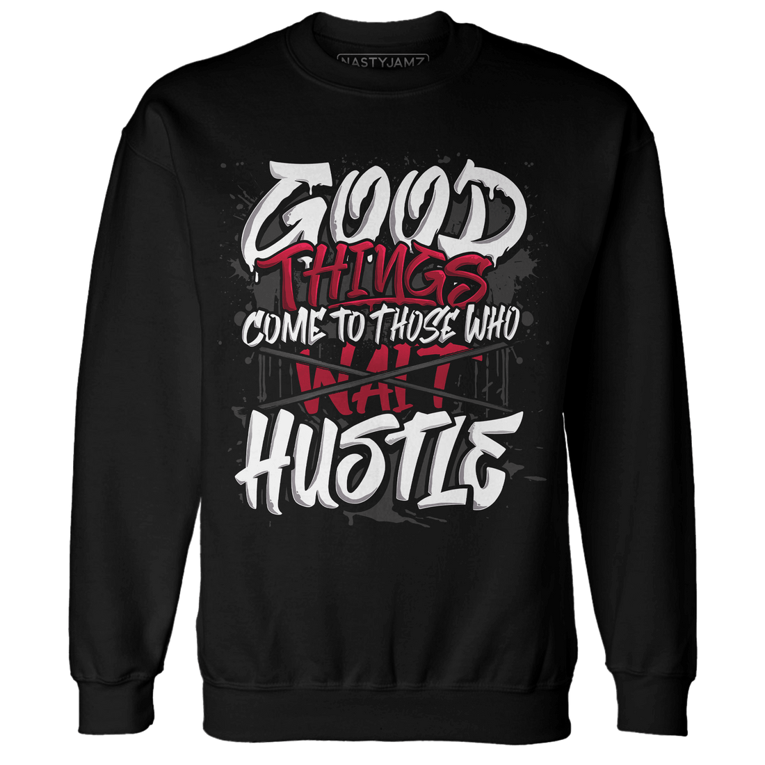 Retro Red Taxi 12s Sweatshirt Match Good Things - NastyJamz