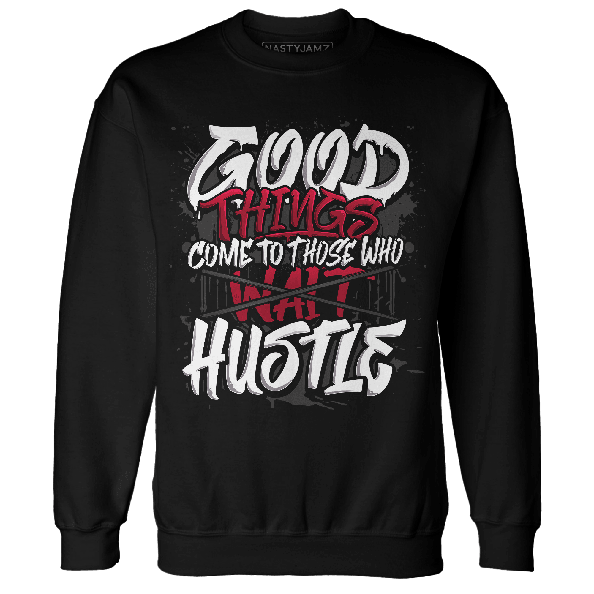 Retro Red Taxi 12s Sweatshirt Match Good Things - NastyJamz