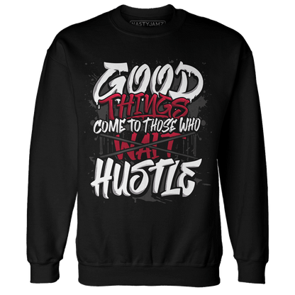 Retro Red Taxi 12s Sweatshirt Match Good Things - NastyJamz