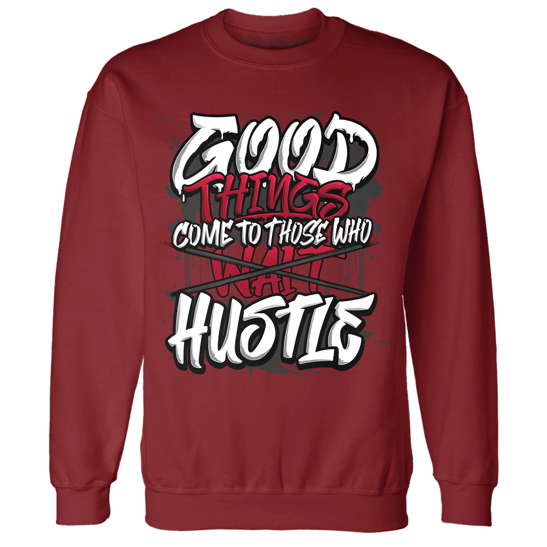 Retro Red Taxi 12s Sweatshirt Match Good Things - NastyJamz