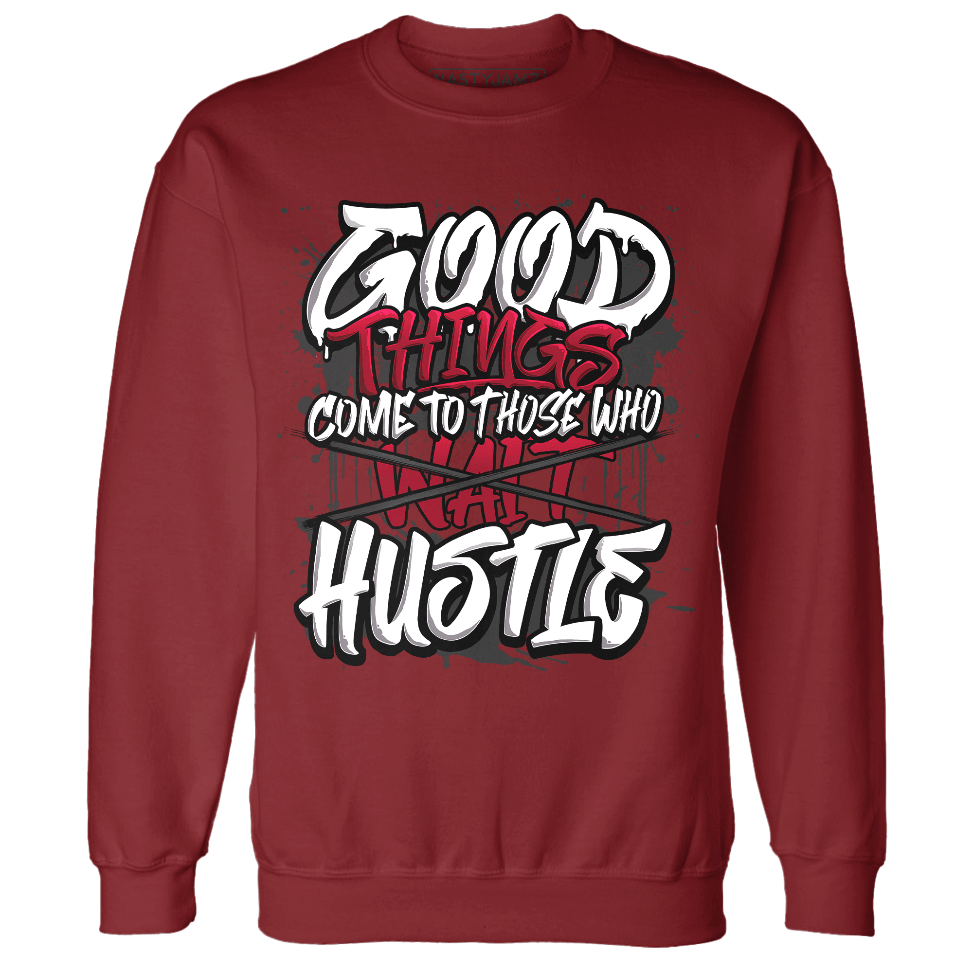 Retro Red Taxi 12s Sweatshirt Match Good Things - NastyJamz