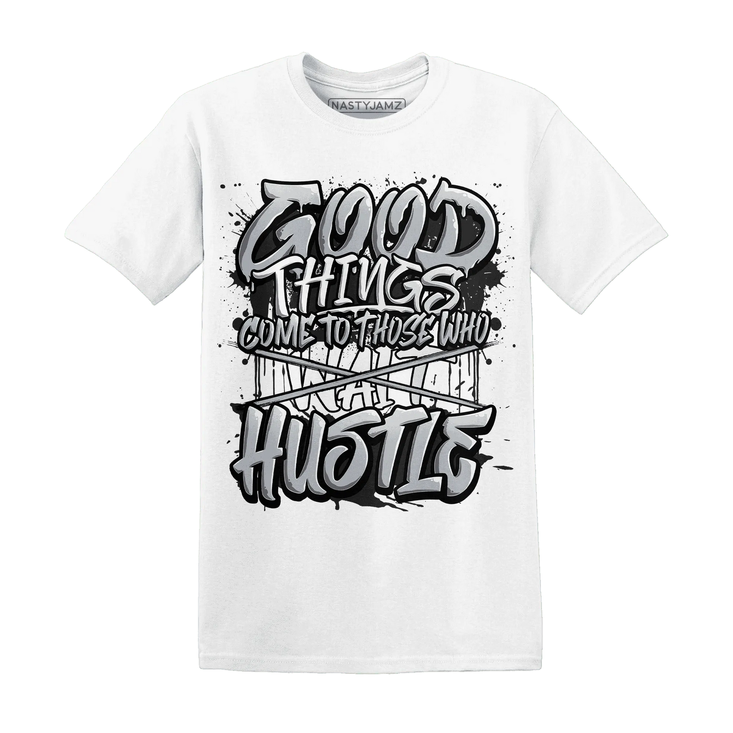 NastyJamz-Wolf-Grey-12s-T-Shirt-Match-Good-Things