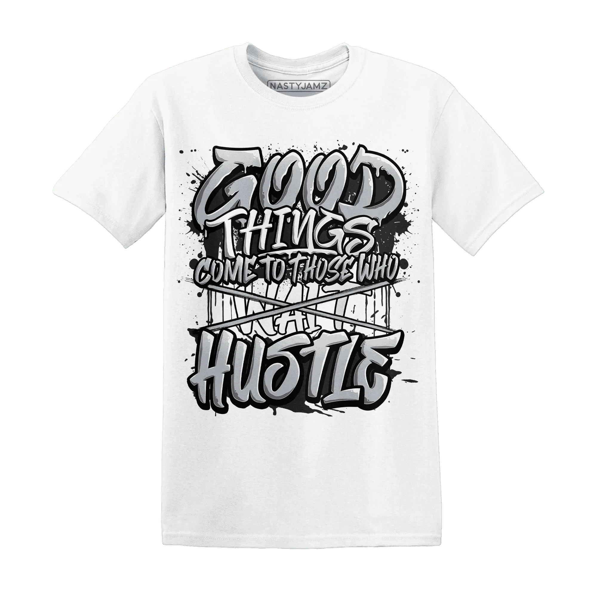 NastyJamz-Wolf-Grey-12s-T-Shirt-Match-Good-Things