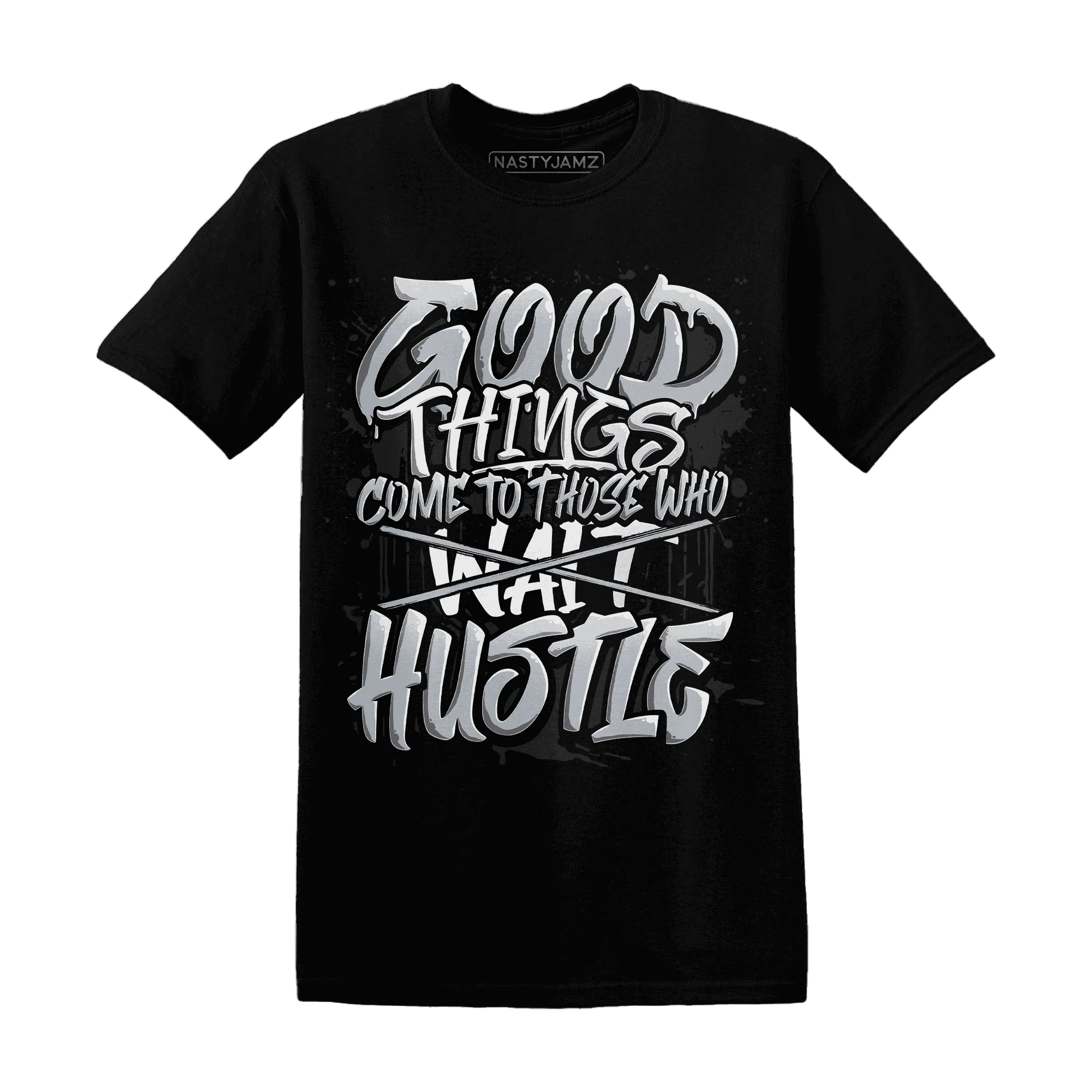 NastyJamz-Wolf-Grey-12s-T-Shirt-Match-Good-Things