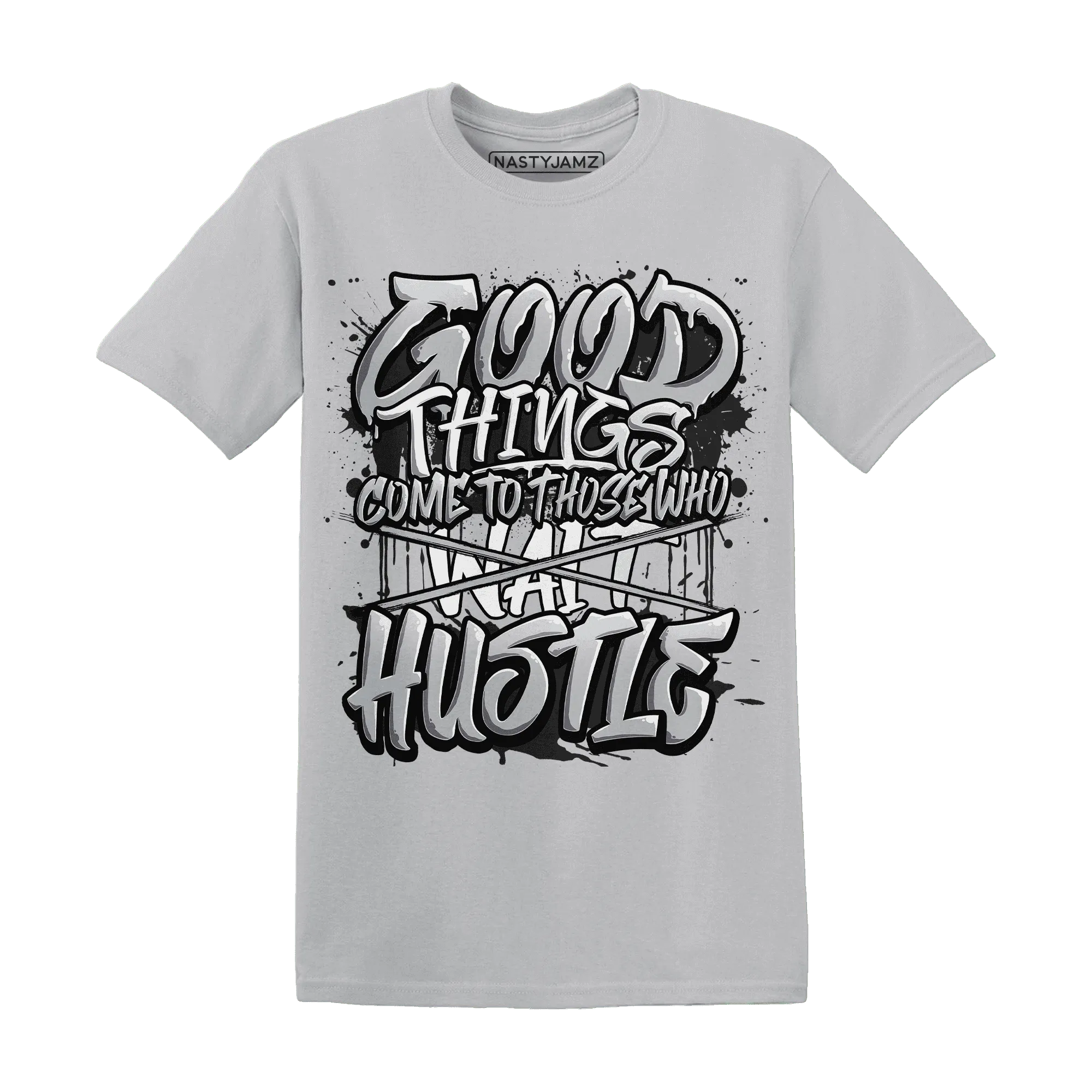 NastyJamz-Wolf-Grey-12s-T-Shirt-Match-Good-Things