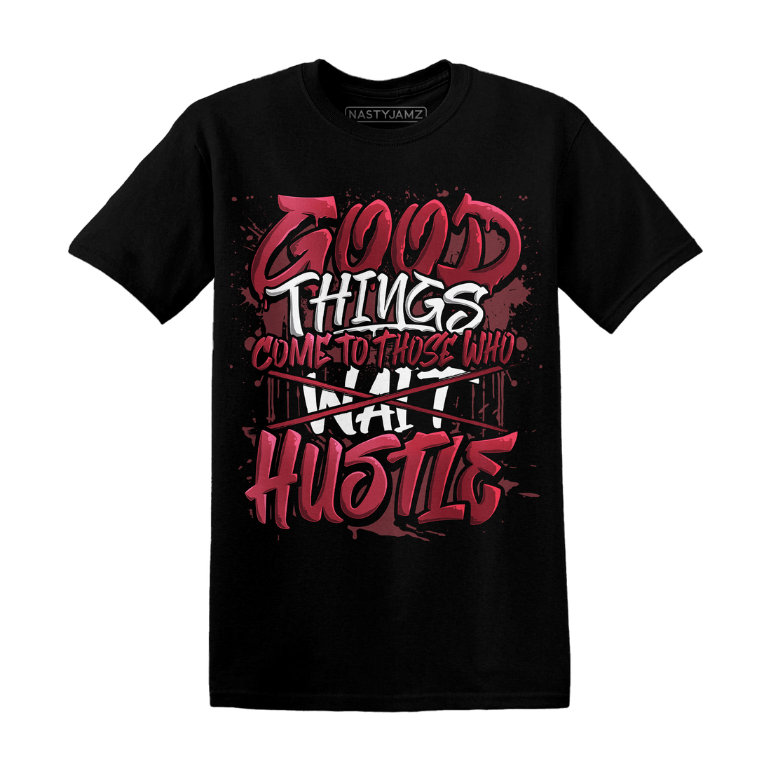 High 85 Metallic Burgundy 1s T Shirt Match Good Things - NastyJamz