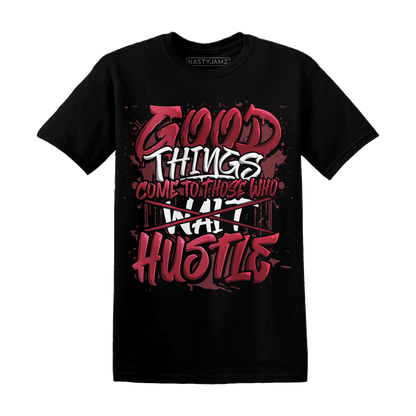 High 85 Metallic Burgundy 1s T Shirt Match Good Things - NastyJamz