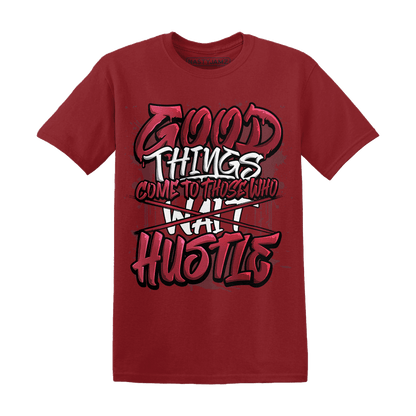 High 85 Metallic Burgundy 1s T Shirt Match Good Things - NastyJamz