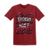 High 85 Metallic Burgundy 1s T Shirt Match Good Things - NastyJamz