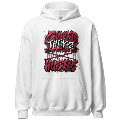 High 85 Metallic Burgundy 1s Hoodie Match Good Things - NastyJamz