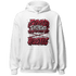 High 85 Metallic Burgundy 1s Hoodie Match Good Things - NastyJamz