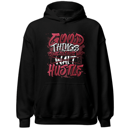 High 85 Metallic Burgundy 1s Hoodie Match Good Things - NastyJamz