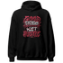 High 85 Metallic Burgundy 1s Hoodie Match Good Things - NastyJamz
