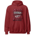 High 85 Metallic Burgundy 1s Hoodie Match Good Things - NastyJamz