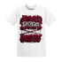 High White Team Red 1s T Shirt Match Good Things - NastyJamz