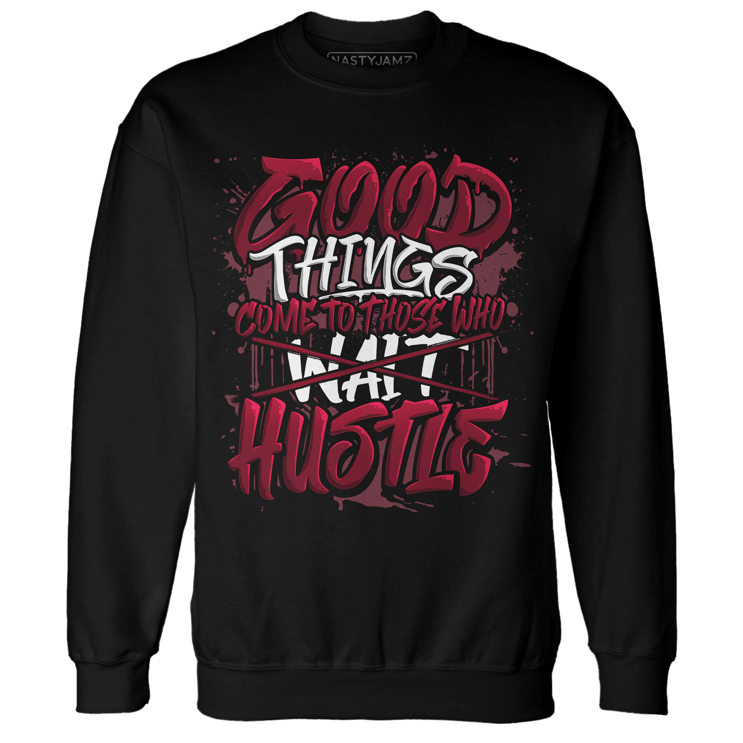 High White Team Red 1s Sweatshirt Match Good Things - NastyJamz