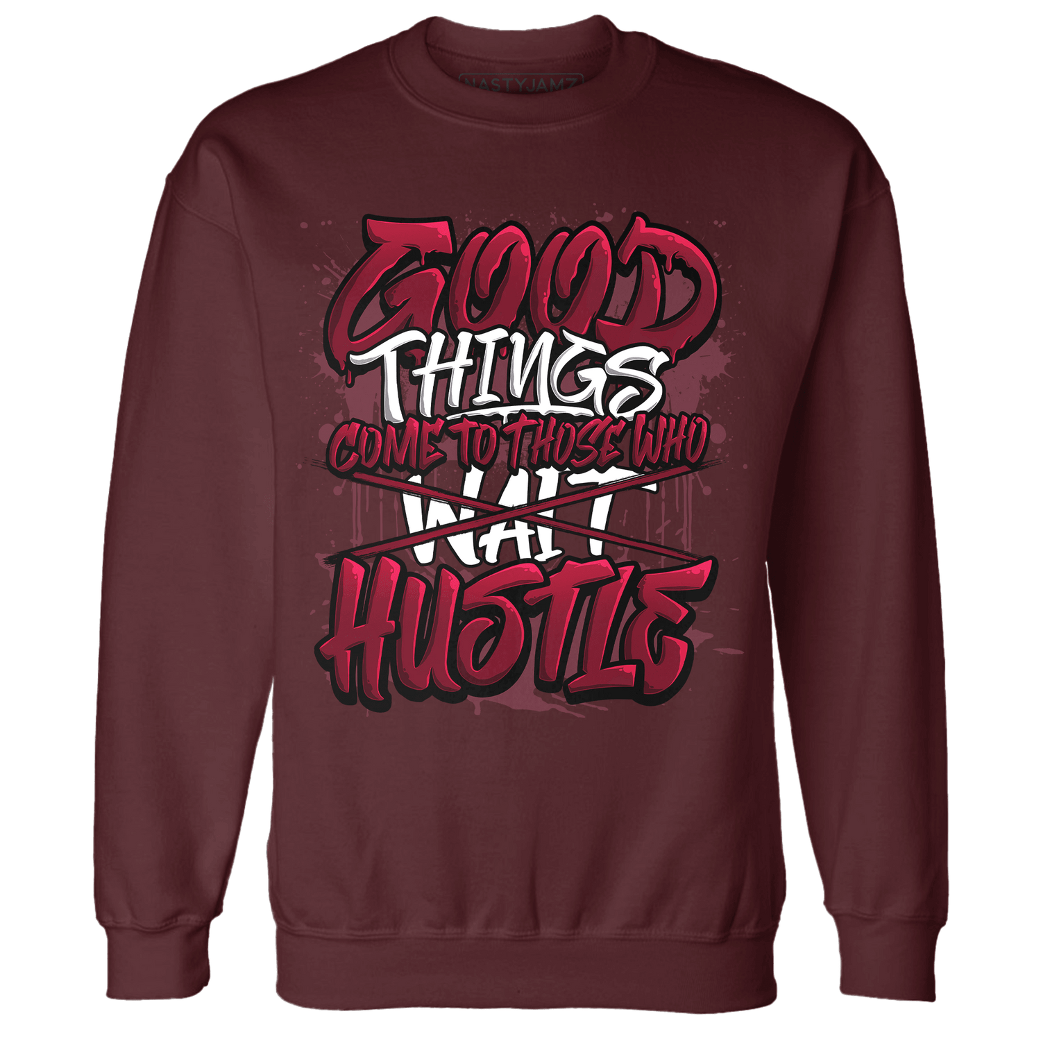High White Team Red 1s Sweatshirt Match Good Things - NastyJamz