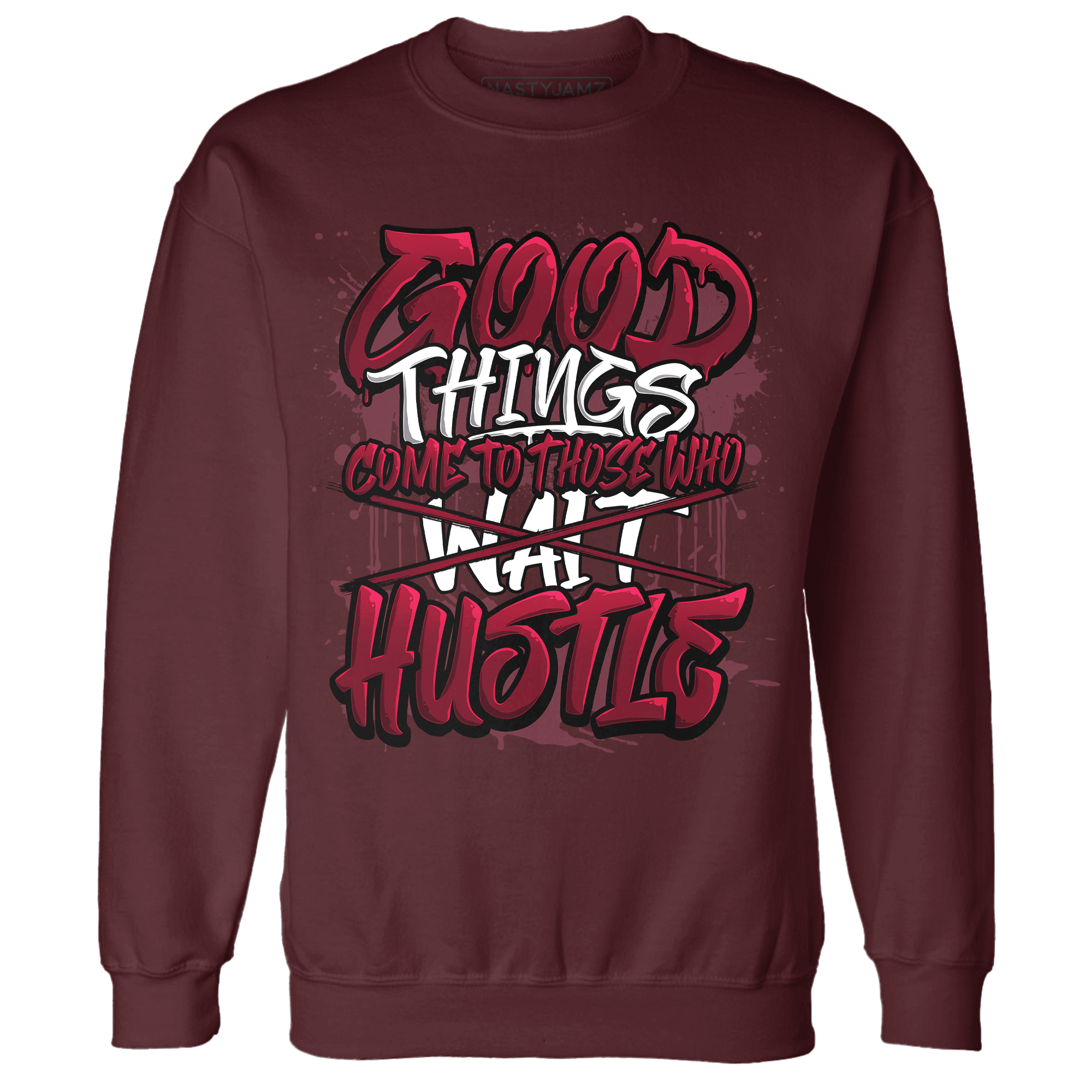 High White Team Red 1s Sweatshirt Match Good Things - NastyJamz