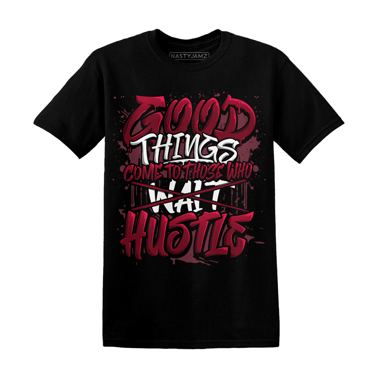 High White Team Red 1s T Shirt Match Good Things - NastyJamz
