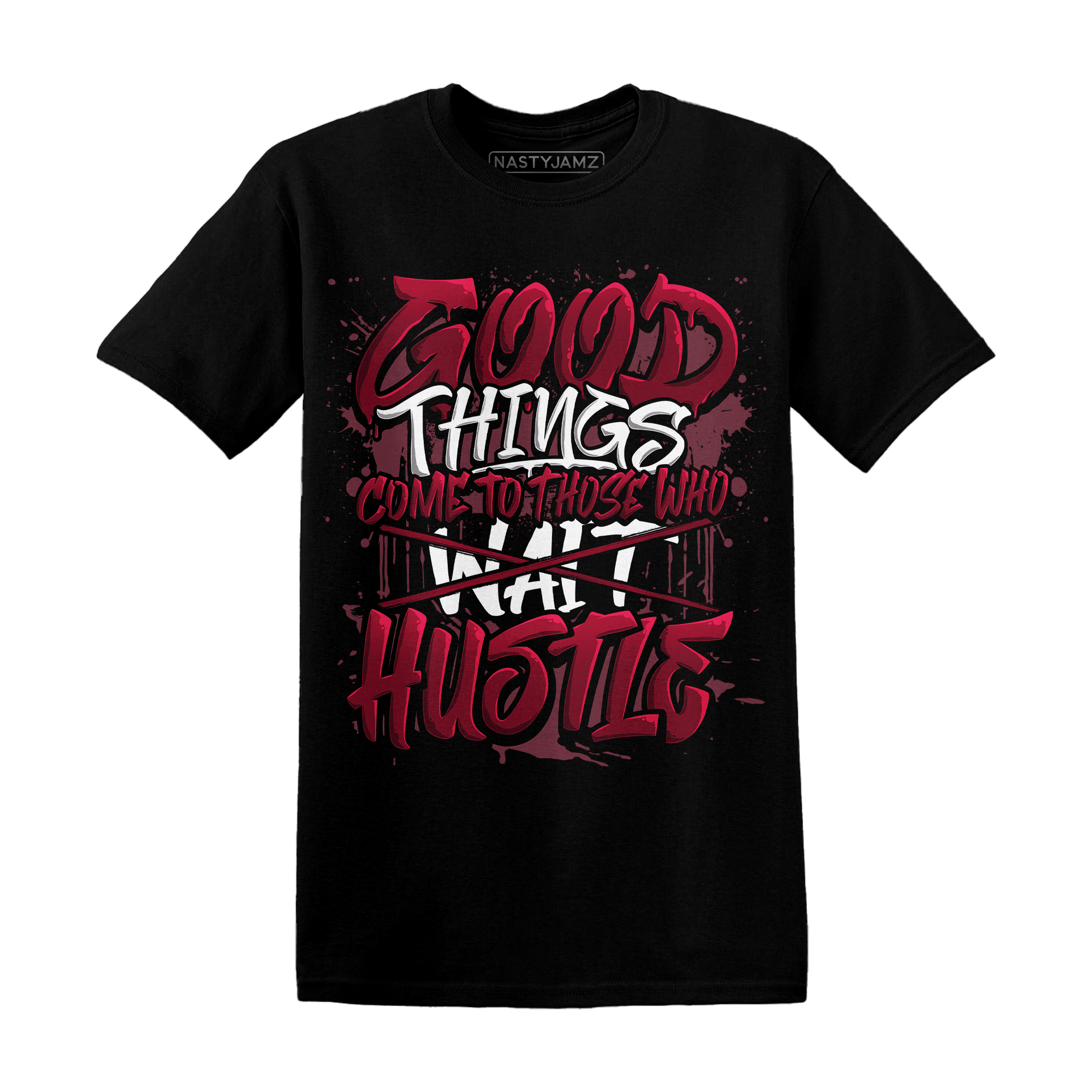 High White Team Red 1s T Shirt Match Good Things - NastyJamz