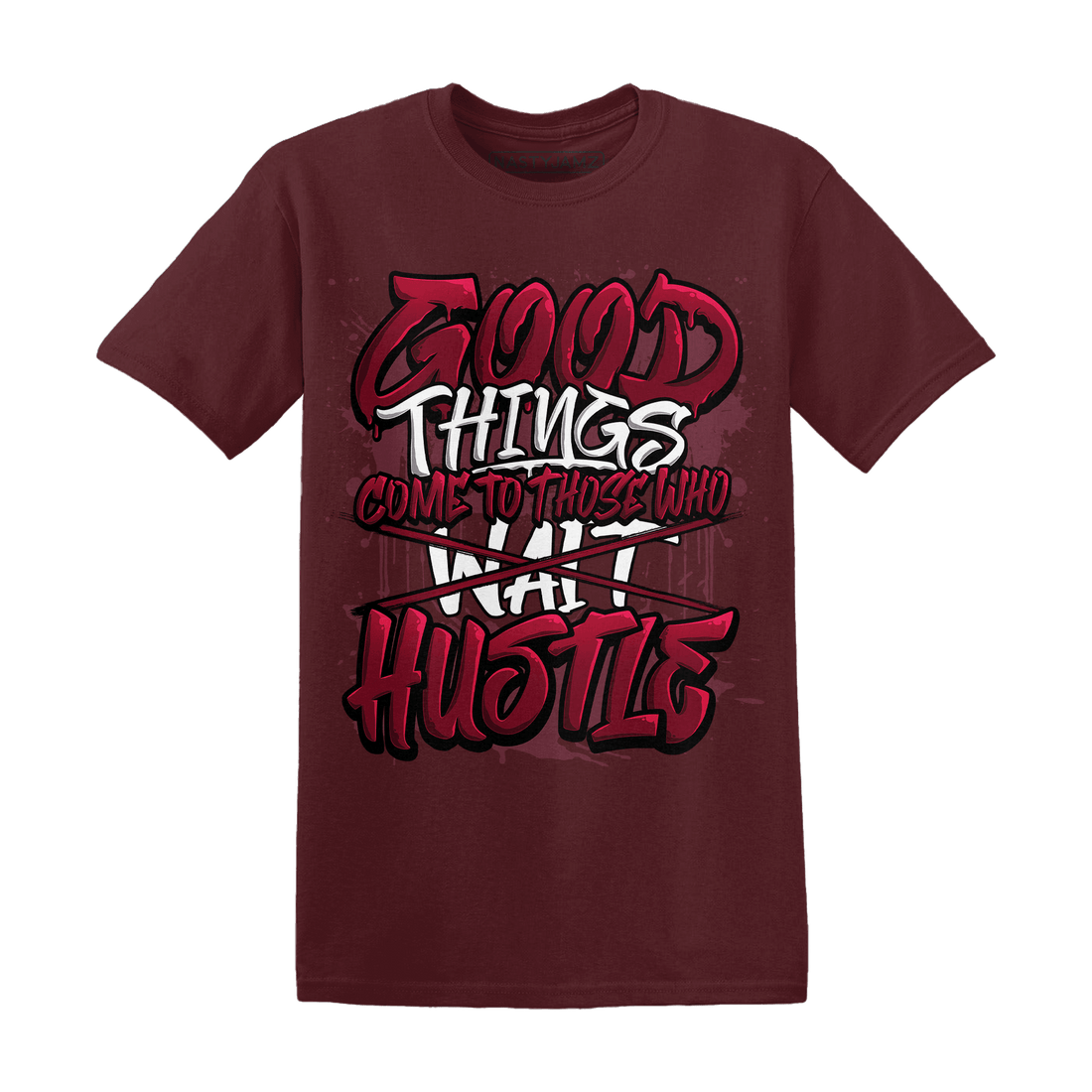 High White Team Red 1s T Shirt Match Good Things - NastyJamz
