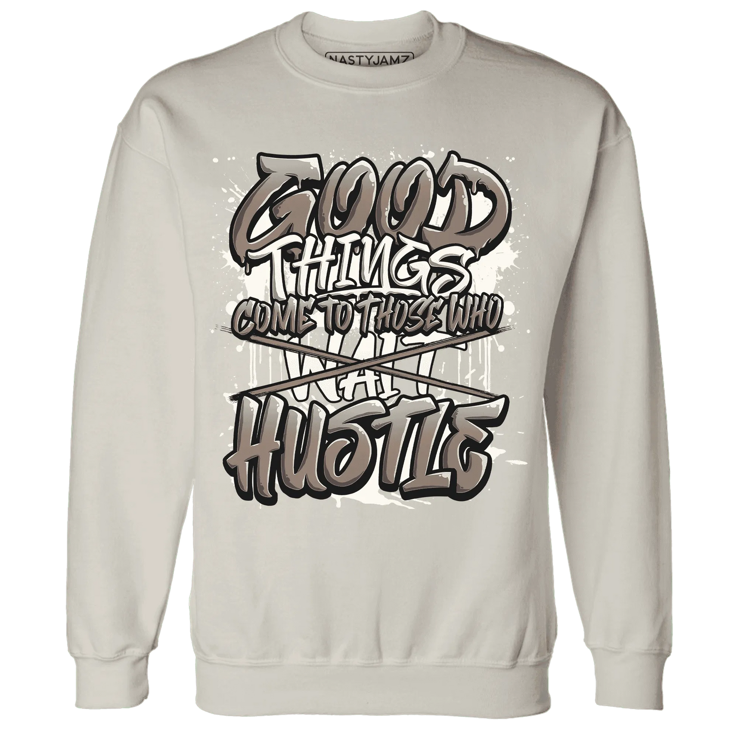 NastyJamz-Low-Mocha-1s-Sweatshirt-Match-Good-Things