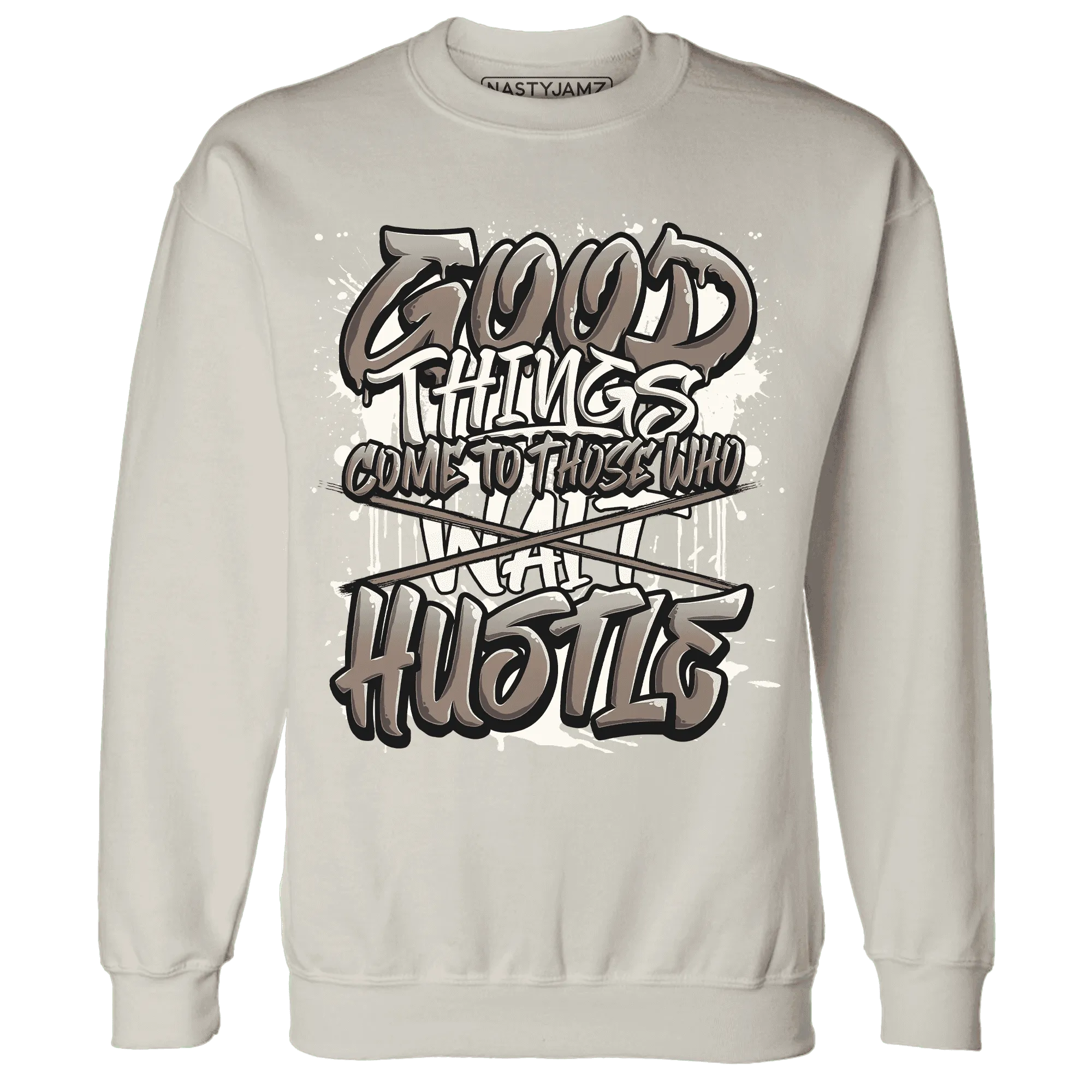 NastyJamz-Low-Mocha-1s-Sweatshirt-Match-Good-Things