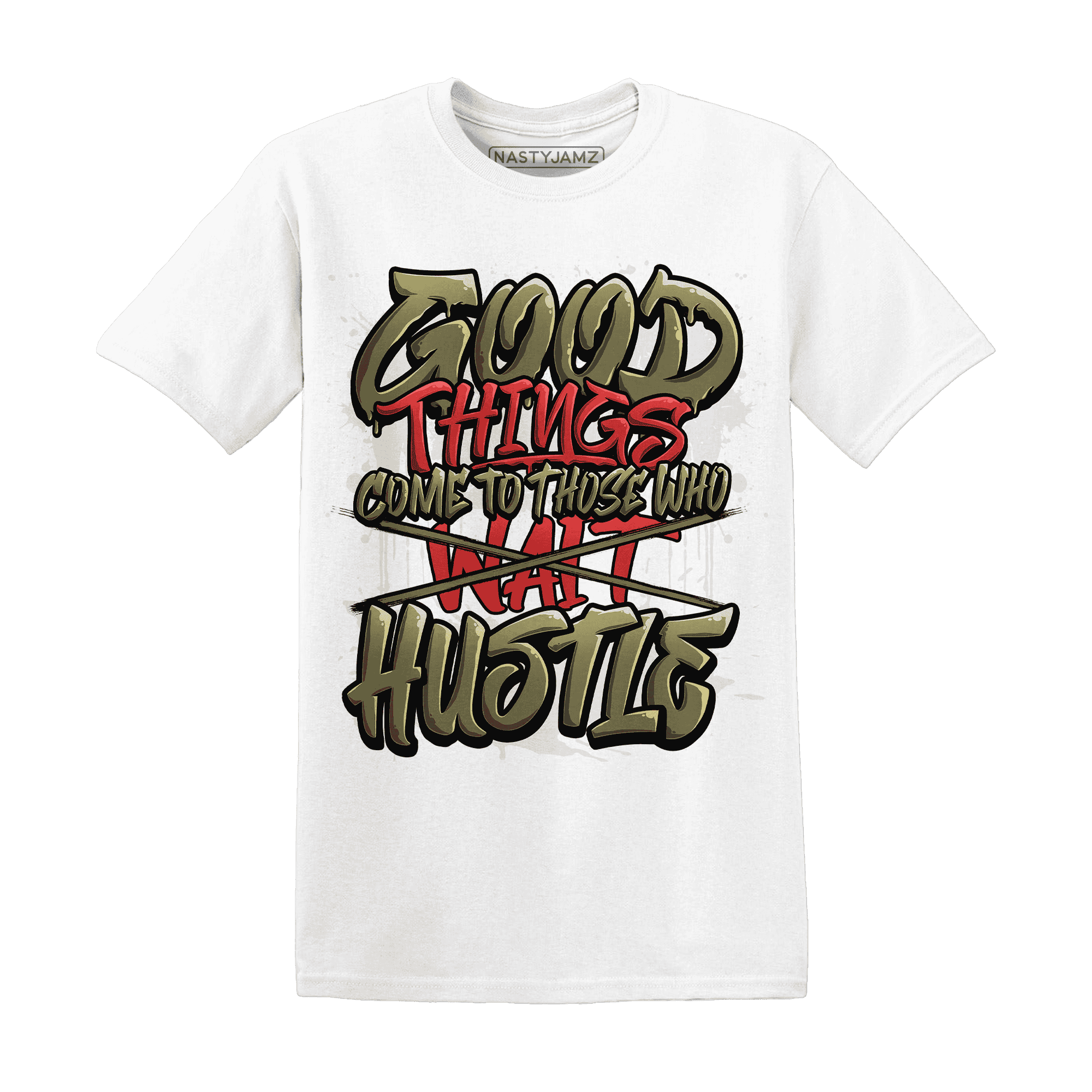 NastyJamz-Medium-Olive-1s-T-Shirt-Match-Good-Things