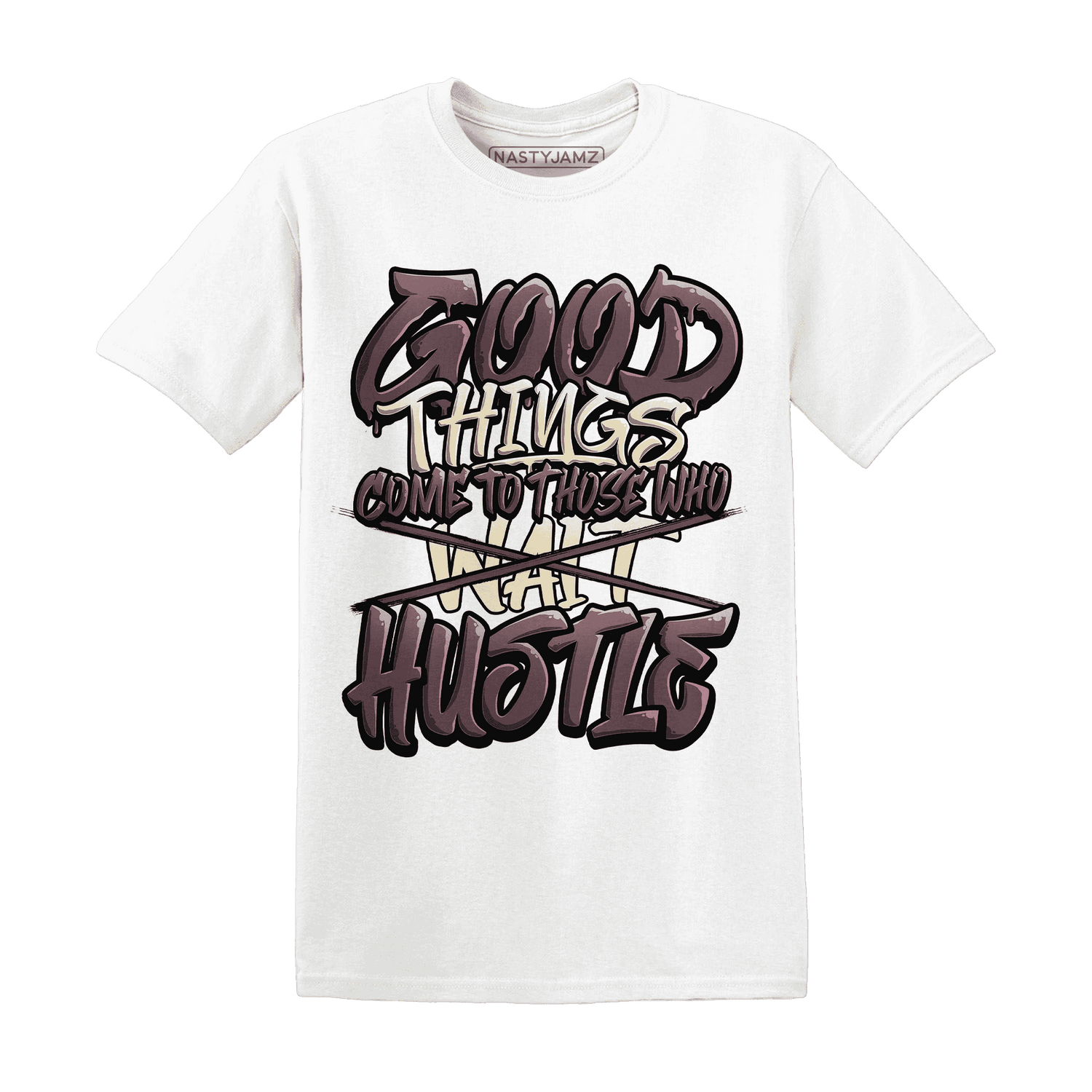 NastyJamz-Burgundy-Crush-3s-T-Shirt-Match-Good-Things