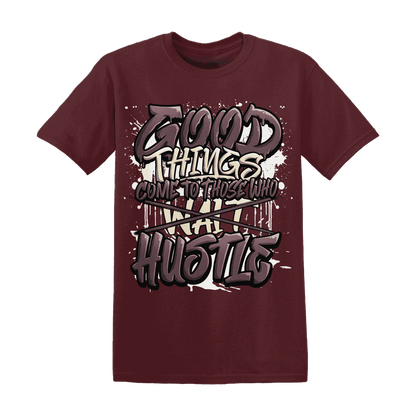 NastyJamz-Burgundy-Crush-3s-T-Shirt-Match-Good-Things