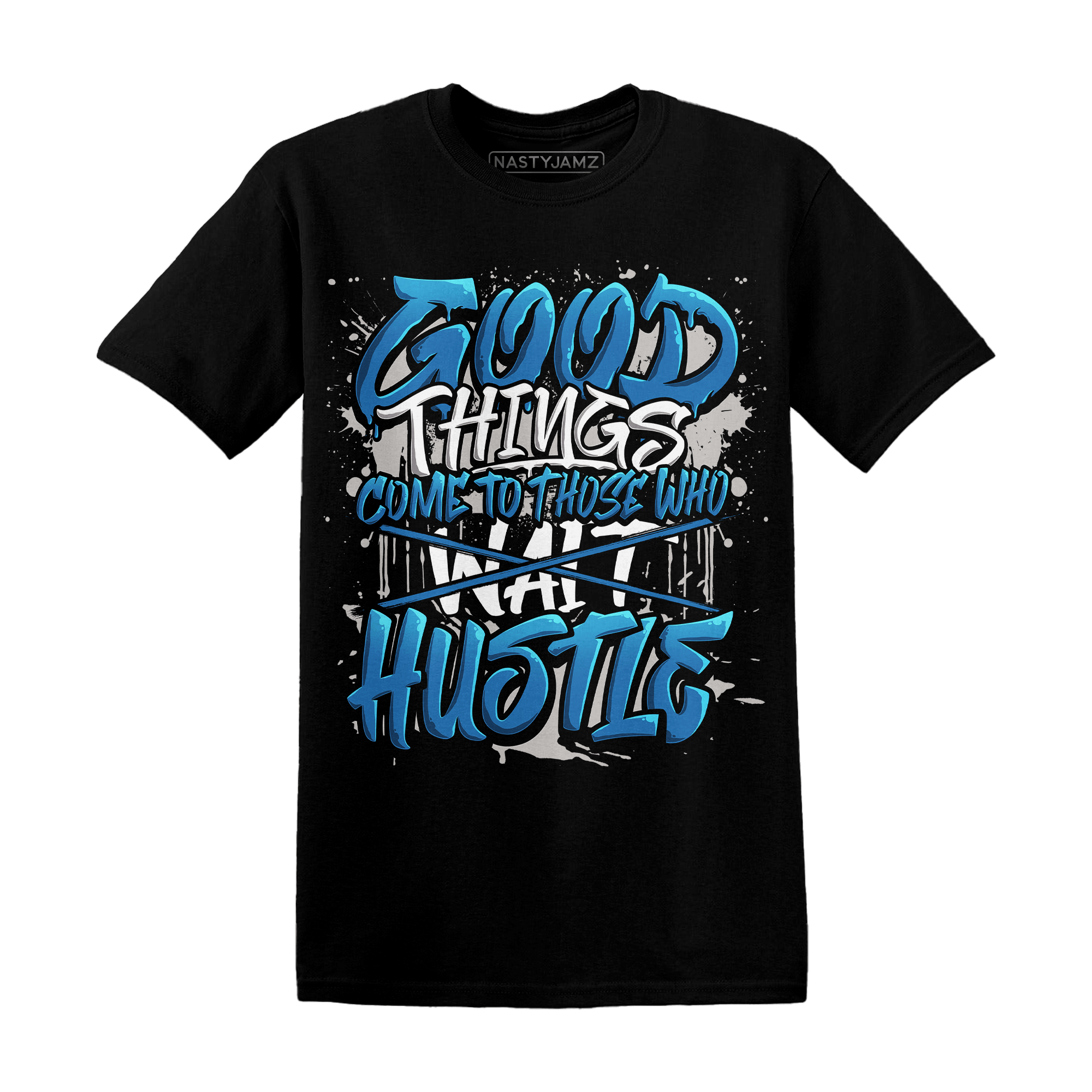 Industrial Blue 4s T Shirt Match Good Things - NastyJamz