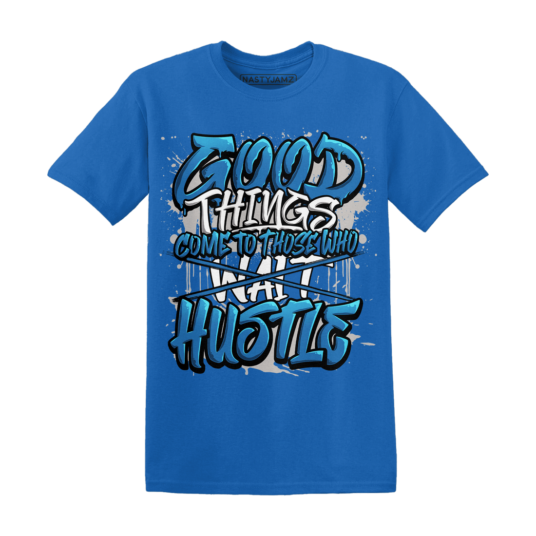 Industrial Blue 4s T Shirt Match Good Things - NastyJamz