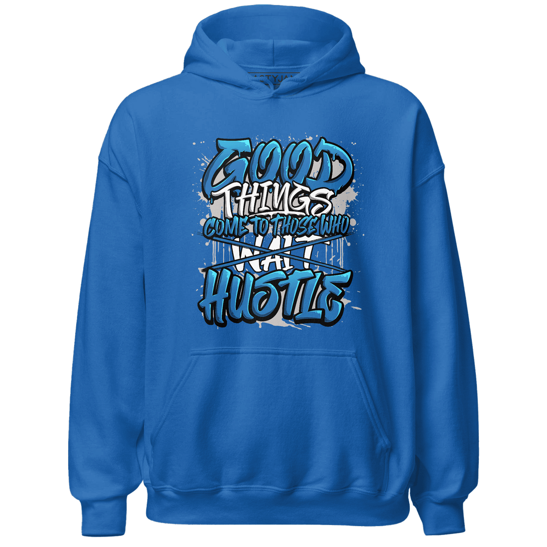 Industrial Blue 4s Hoodie Match Good Things - NastyJamz