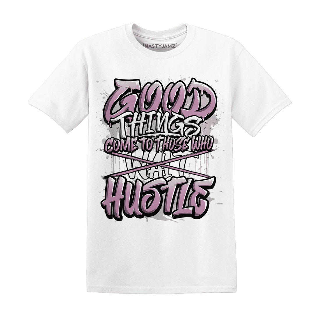 Orchid-Neutral-Grey-Black-White-4s-NastyJamz-T-Shirt-Match-Good-Things